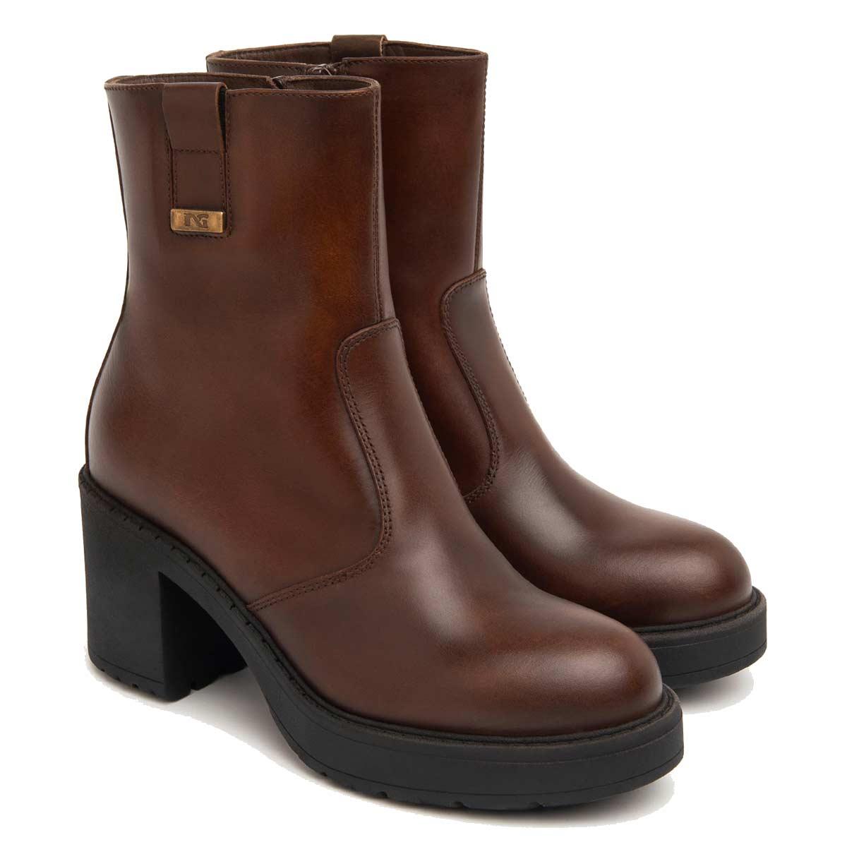 NEROGIARDINI Tronchetti NeroGiardini donna I411993D beige<BR/> I411993D 412 DELEVATO BEIGE 