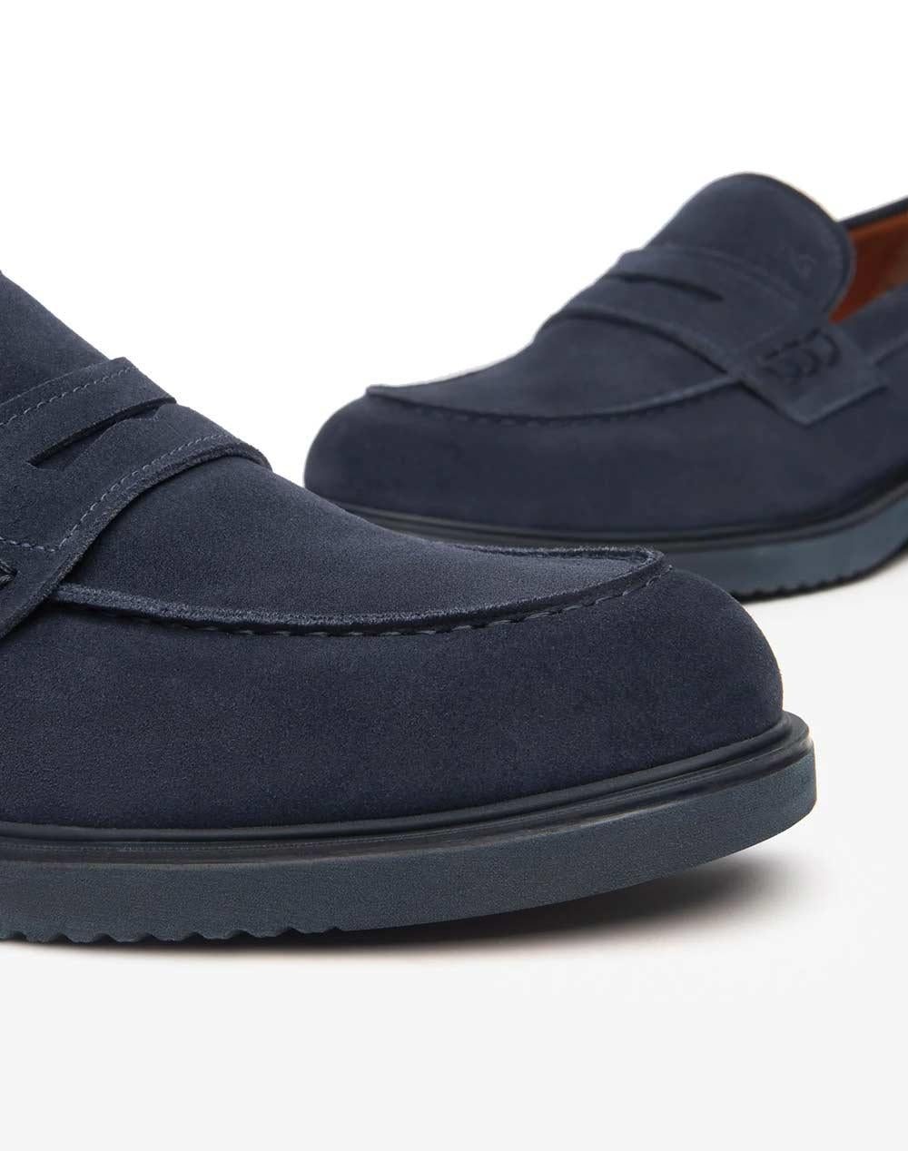 NEROGIARDINI Mocassini NeroGiardini uomo E500610U blu E500610U 212 COLORADO INDACO 