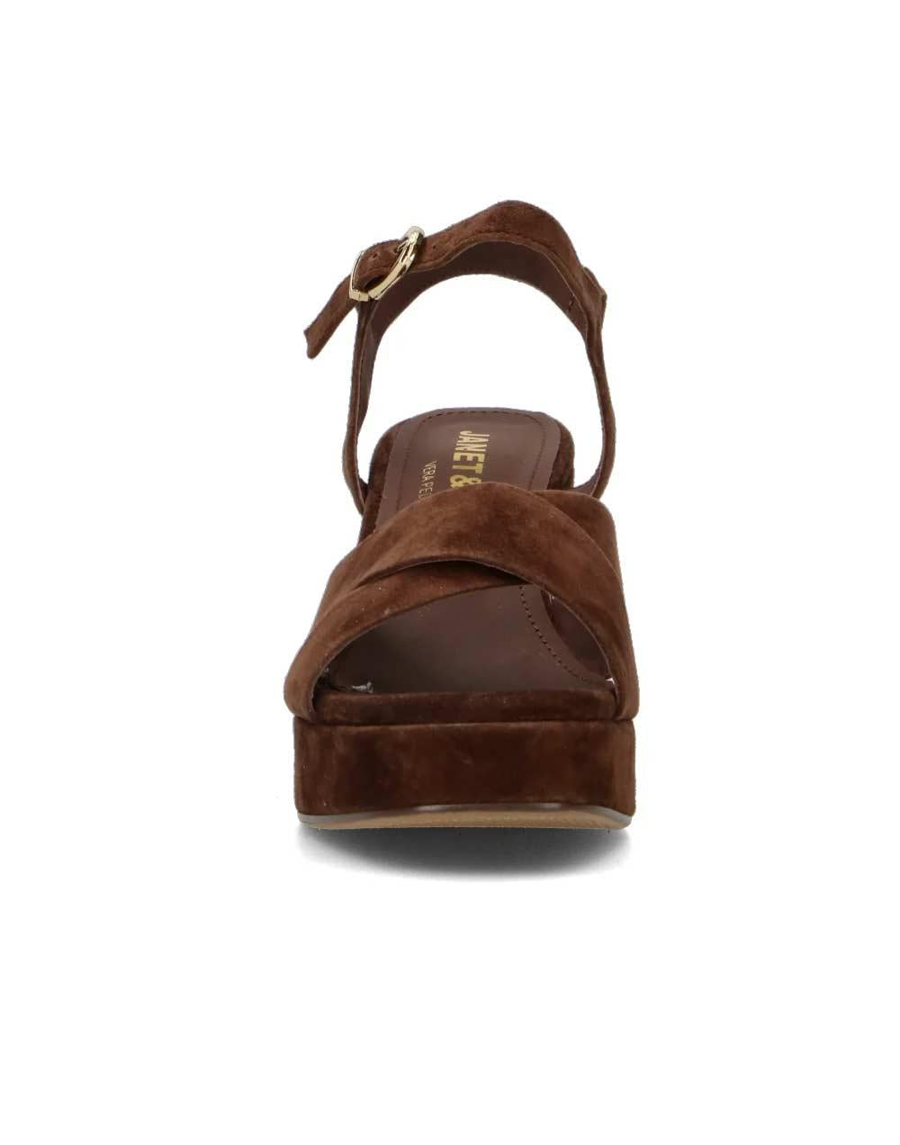 JANET & JANET Sandali Janet & Janet donna J650 marrone J-650 GISELLE DARK BROWN 