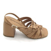 Elvio Zanon Women's Bolt Riba Wheat Sandals