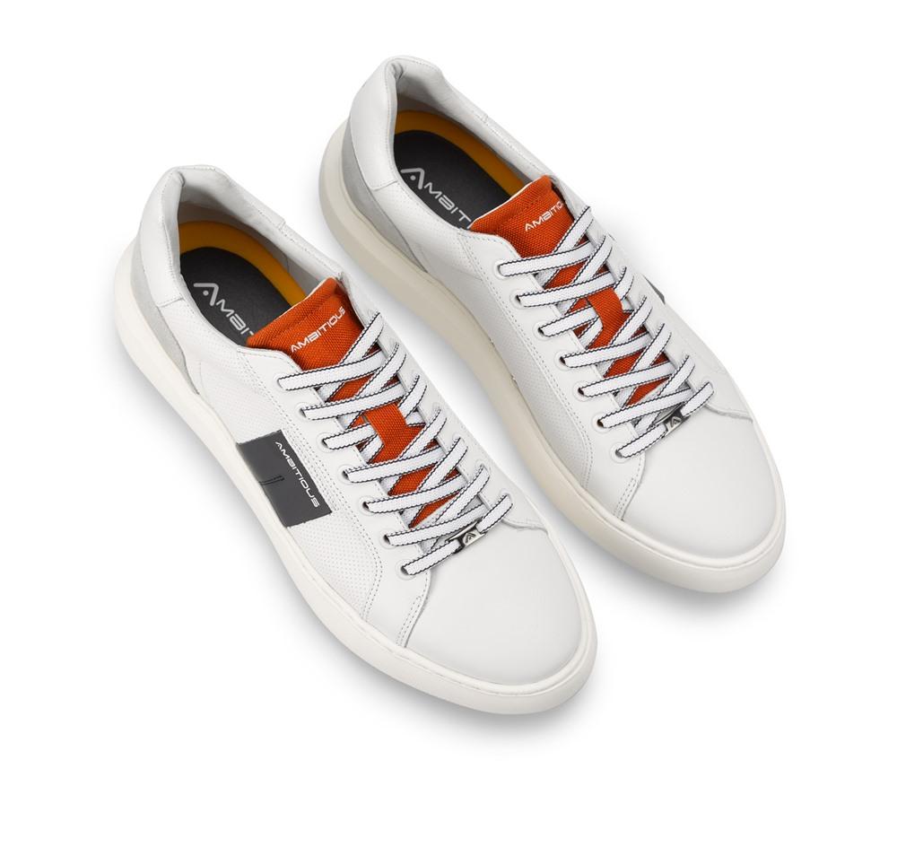 AMBITIOUS Sneakers Ambitious uomo Eclipse 12455A bianche 12455A T3935 WHITE NAVY 