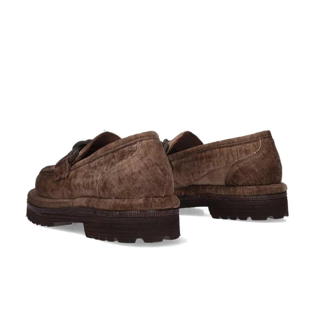 ZOE Mocassini Zoe Donna Newfull02 cuoio<BR/> NEWFULL02 VELLUTO CUOIO 