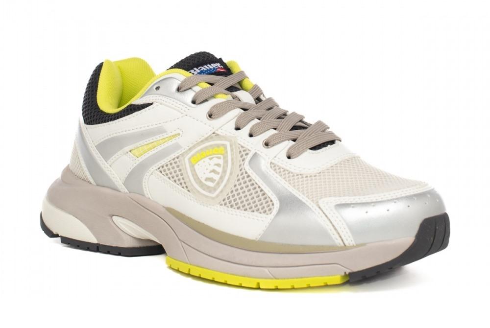 BLAUER Sneakers Blauer uomo S4EAGLE01 bianche S4EAGLE01/MEP WHITE/BLACK 