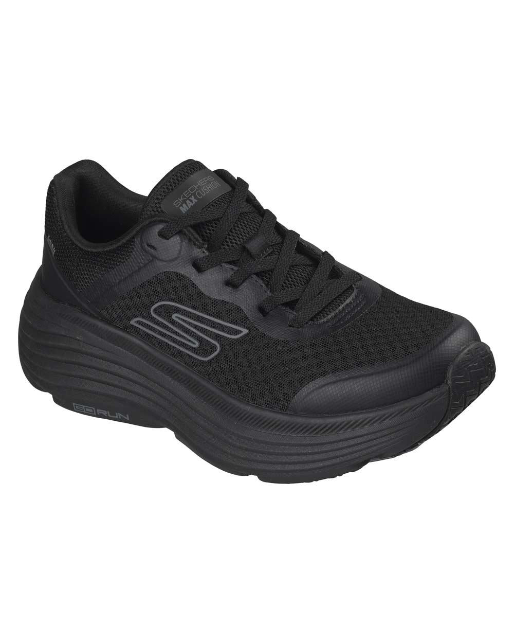 SKECHERS Sneakers Skechers donna 129470 nere 129470 BBK MAX CUSHIONING ENDEA 