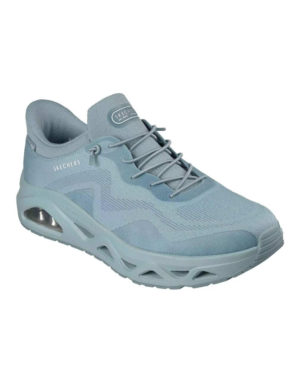 SKECHERS Sneakers Skechers uomo 183421 Uno glide slate 183421 SLT AIR GLIDERS - UNO GLIDE 