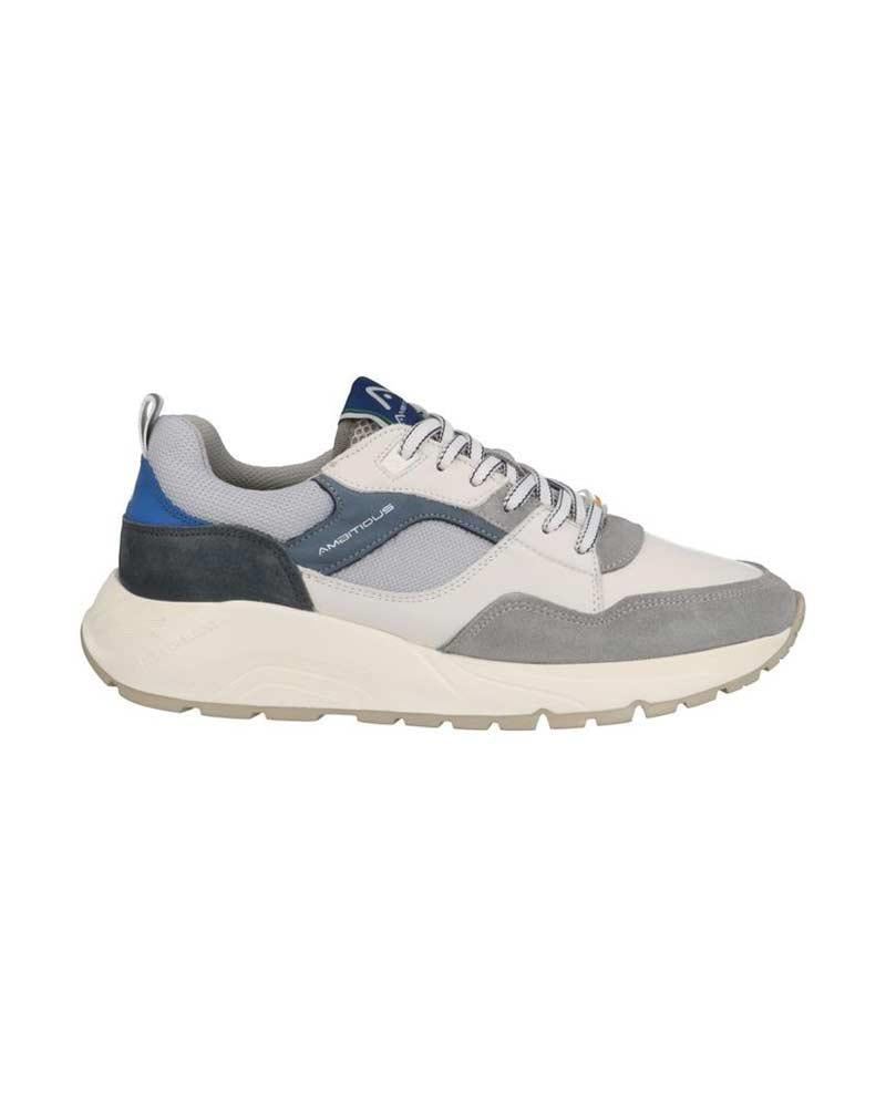 AMBITIOUS Sneakers Ambitious uomo 13395D Strider grigie blu 13395D 1677AM GREY/BLUE 