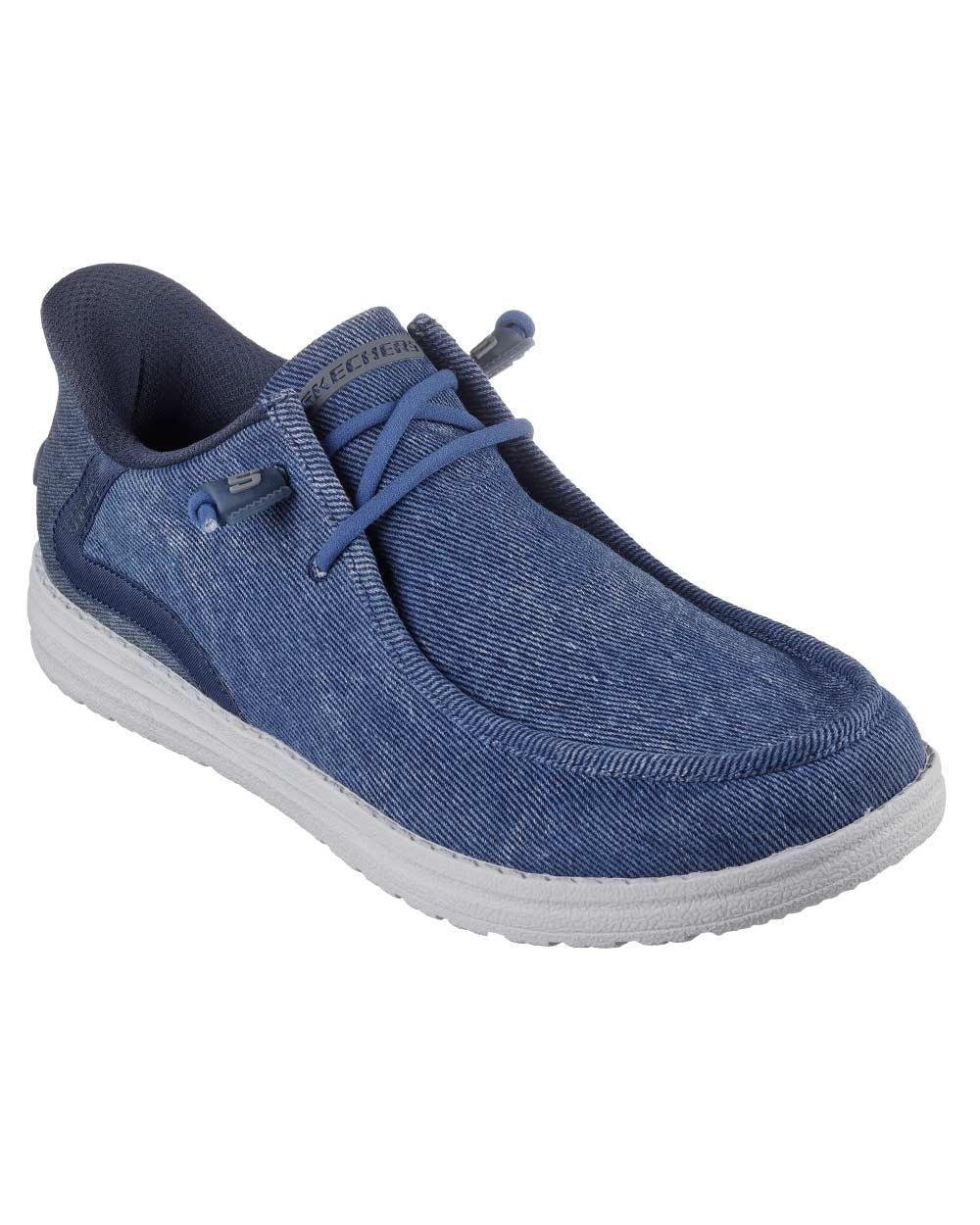 SKECHERS Sneakers Skechers uomo 210959 Coronado blu denim 210959 DEN CORONADO - MELSON 