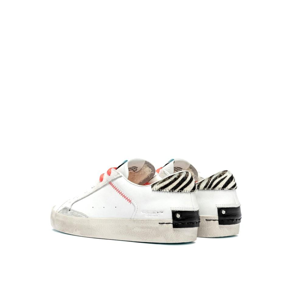 CRIME LONDON Sneakers crime london donna distressed tropical zebra w2000003 pe25 DISTRESSED W 20003PP7B WHITE 