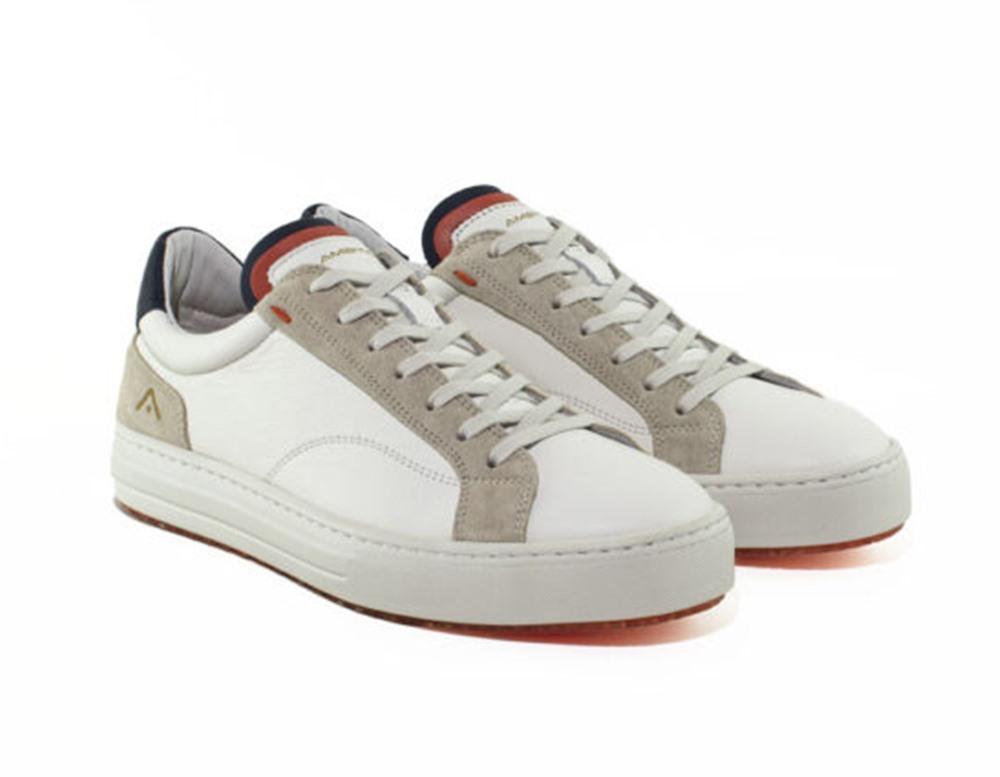 AMBITIOUS Sneakers Ambitious uomo 11218 bianche 11218 3499AM WHITE NAVY 