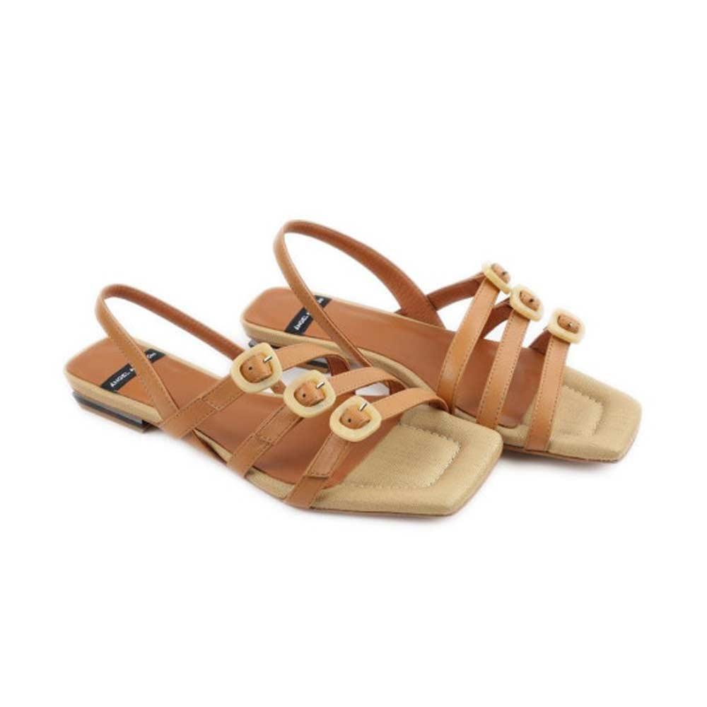 ANGEL ALARCON Sandali Angel Aracon donna 24038 Amarie cammello<BR/> 24038 CRIM MARRON 