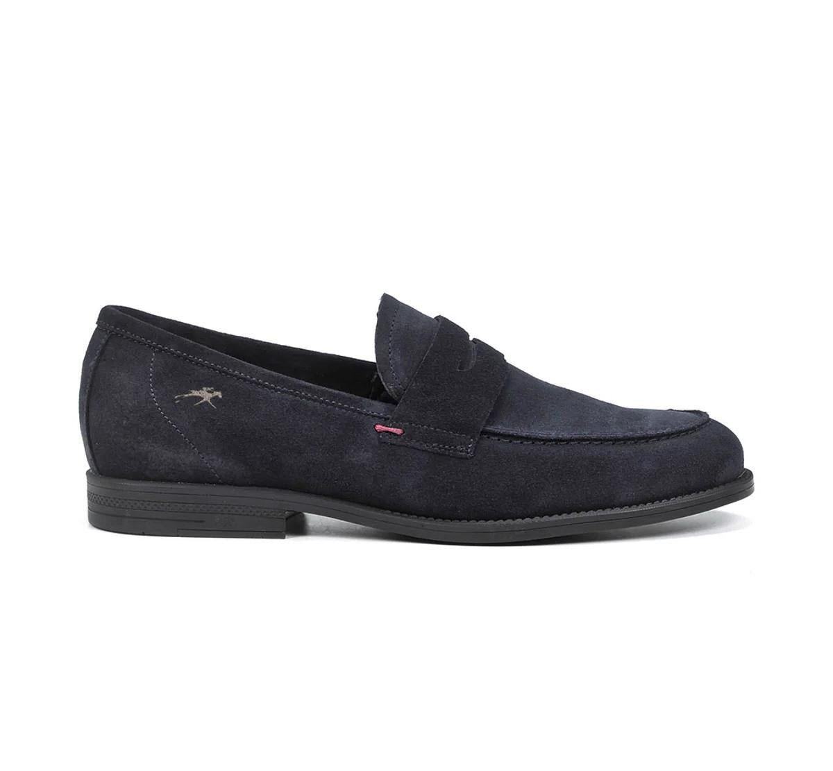FLUCHOS mocassino fluchos henri f0824 blu marino F0824 AFELPADO MARINO 
