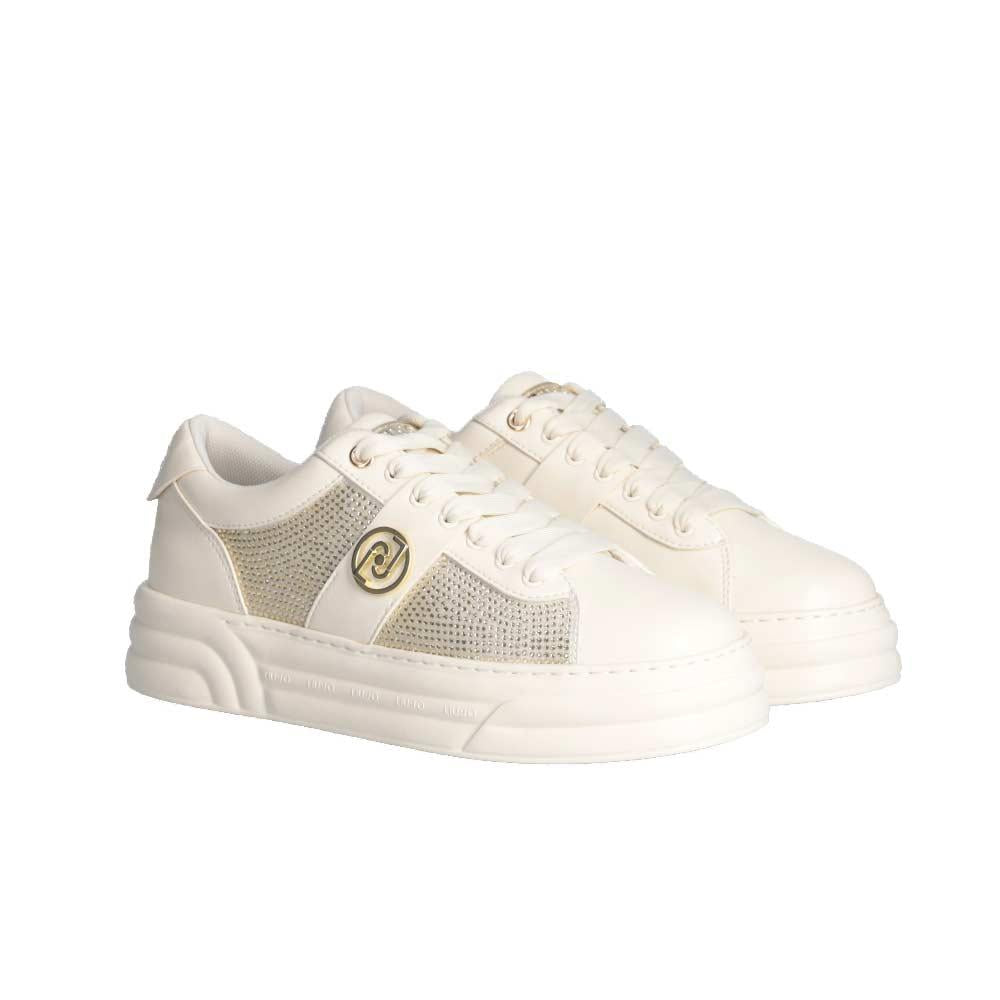 LIU JO Sneakers Liu Jo donna BF3025EX035 beige<BR/><BR/> BF3025EX035 S1176 CLEO 14 