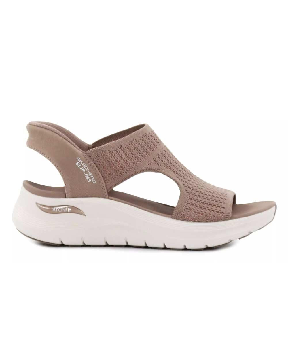 SKECHERS Sandali Skechers donna 119466 Mocha 119466 MOC MY EVERY DAY - ARCH FIT 