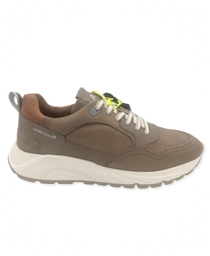 AMBITIOUS Sneakers Ambitious uomo 13838A Strider taupe 13838A 6406AM TAUPE 