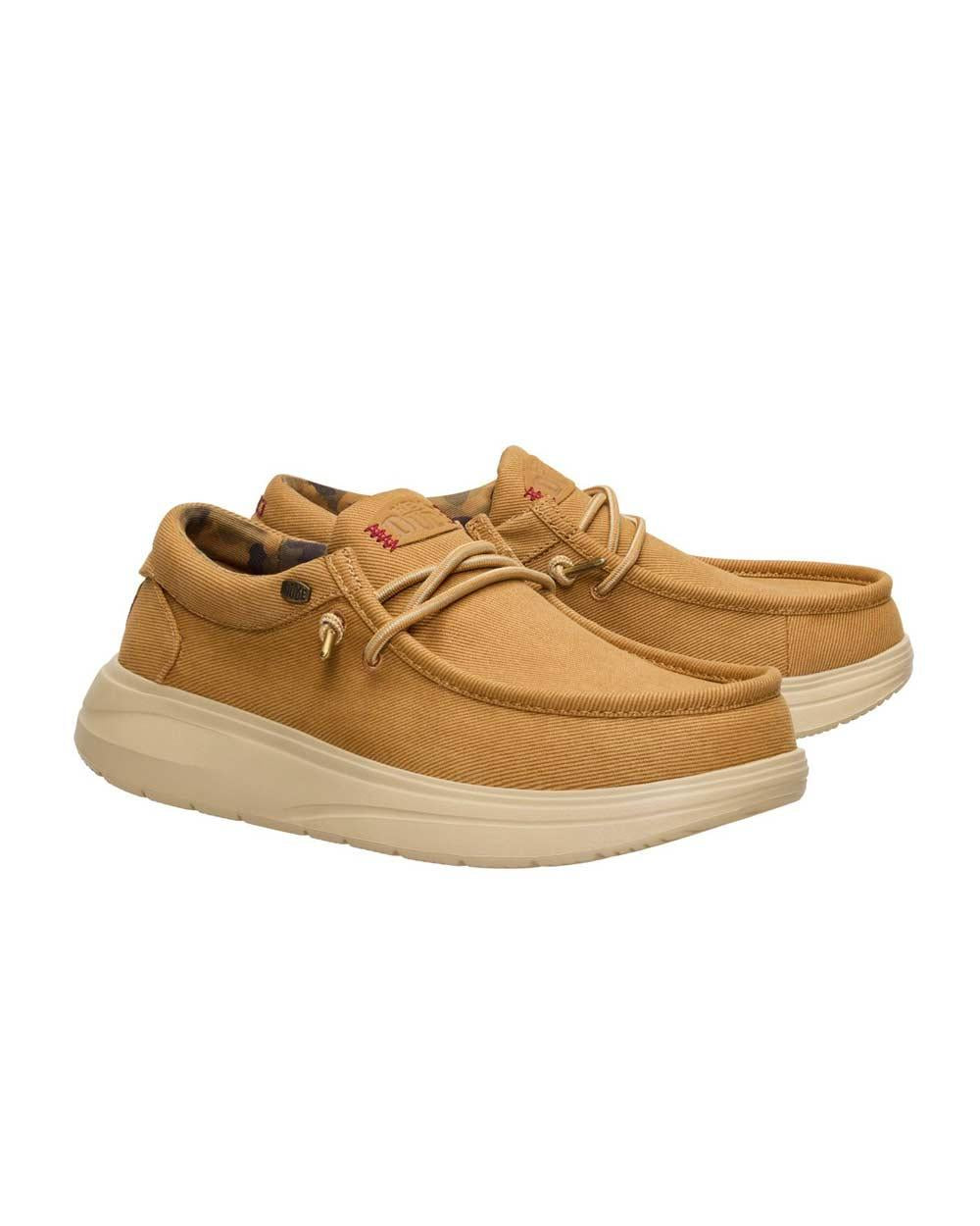 HEY DUDE Stringata Hey Dude uomo Wally 45113 marroni 45113 2LS WALLY COMF 