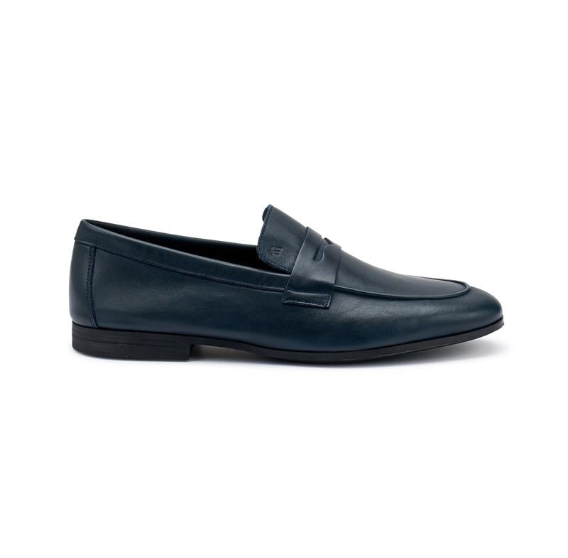 FRAU Mocassino frau uomo 34p5 blu pelle p25 34P5 MOUSSE BLU 