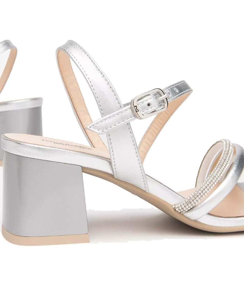NEROGIARDINI Sandali NeroGiardini donna E513280D argento E513280D 700 LAMINATO ARGENTO 