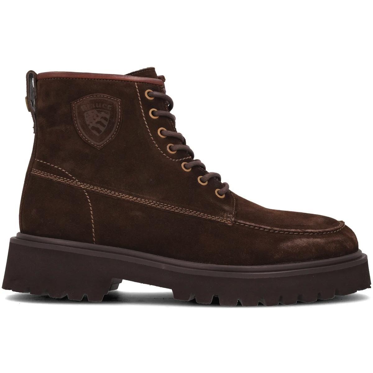 BLAUER Stivaletto blauer uomo f5 buxton 05 dark brown a25 F5BUXTON05/SUE DKB DARK BROWN 