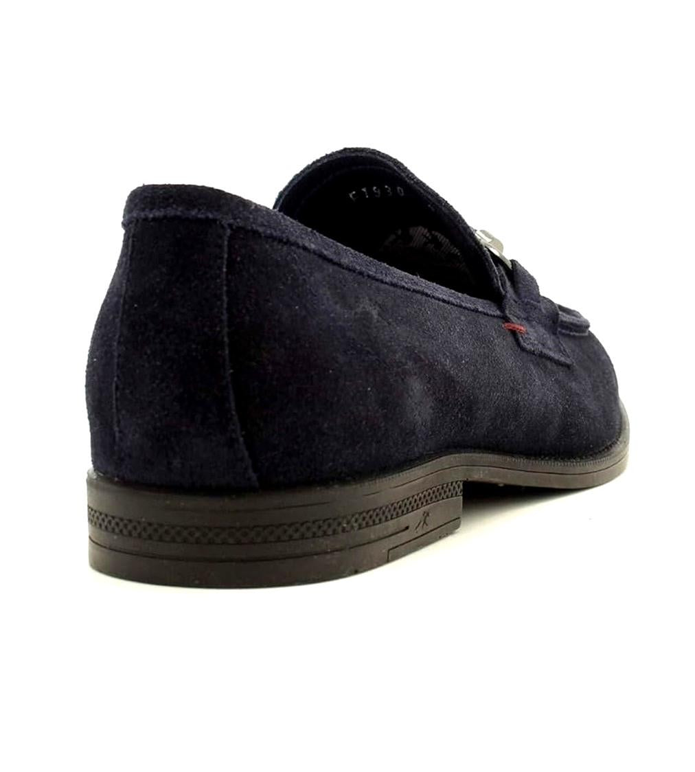 FLUCHOS Mocassino fluchos uomo henri f1930 afelpad blu P25 HENRI F1930 AFELPADO MARINO 