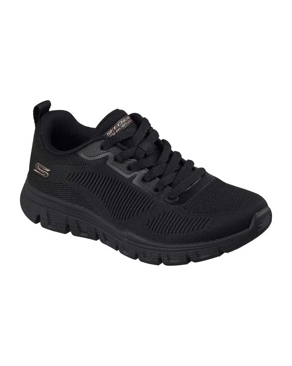 SKECHERS Sneakers Skechers donna 117700 Bobs nere 117700 BBK BOBS B LITE 