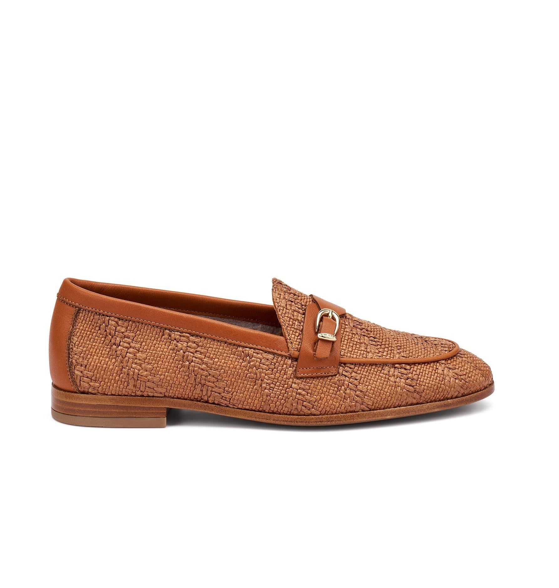 FRAU Mocassino frau donna 94F5 EAR CARAMELLO rafia 94F5 EAR CARAMELLO 