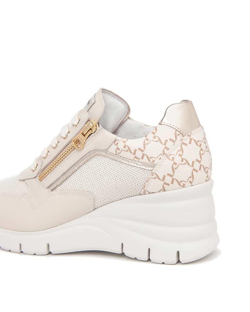 NEROGIARDINI Sneakers NeroGiardini donna E512940D latte<BR/> E512940D 710 VELVET MILK 