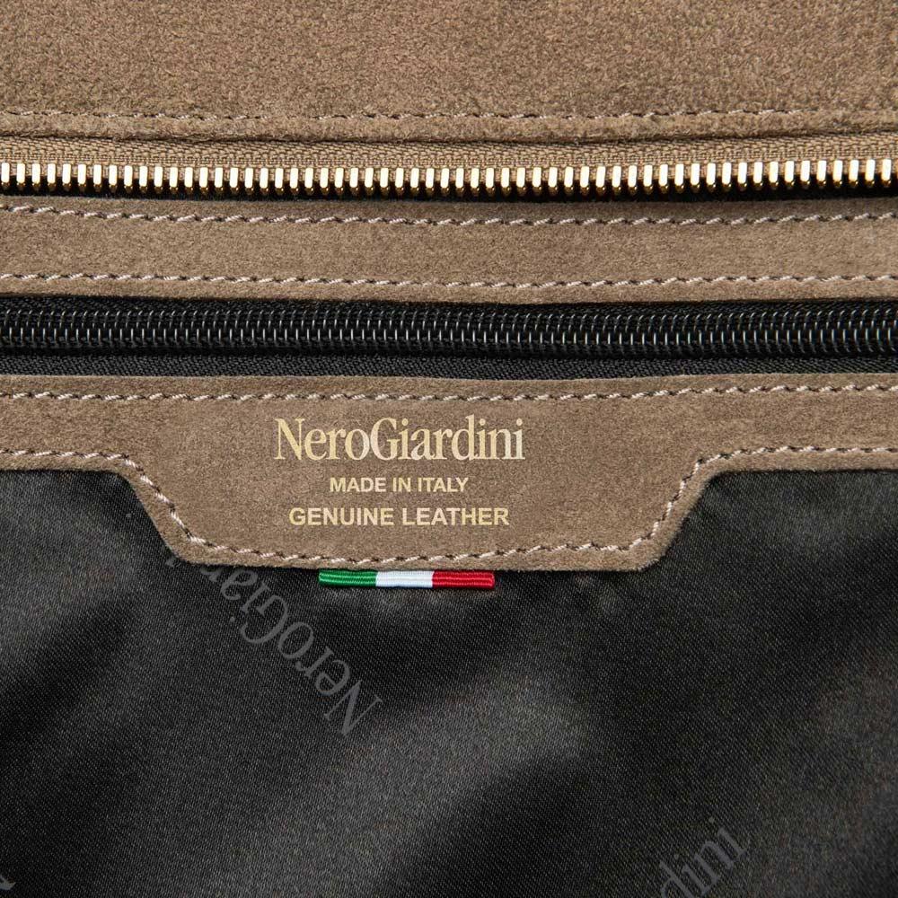 NEROGIARDINI BORSE Borsa donna NeroGiardini I544040D argilla I544040D 331 VELOUR ARGILLA 