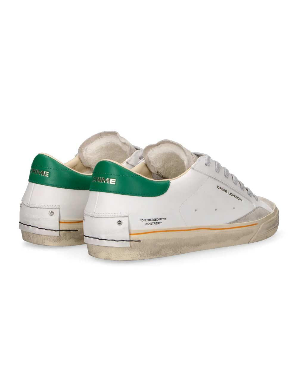 CRIME LONDON Sneakers Crime London uomo Distressed 2.0 bianco 19052PP8 10 DISTRESSED LO 