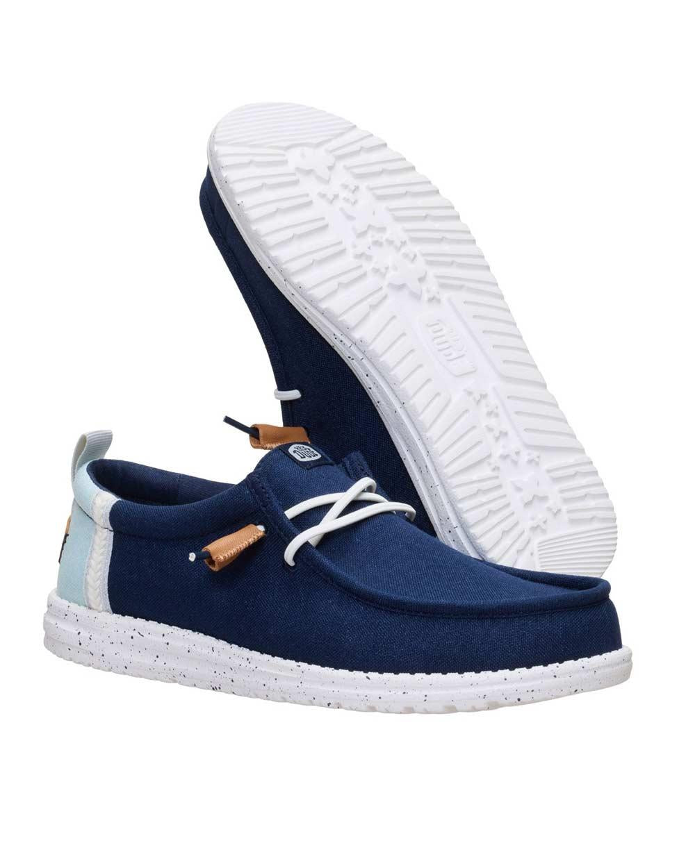HEY DUDE Stringata Hey Dude uomo Wally 43086 navy 43086 4UX WALLY SUMMER 