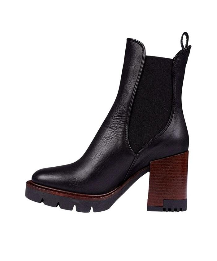 LORENZO MARI Tronchetto lorenzo mari donna alice 01 nero AI ALICE 01 VITELLO NERO 