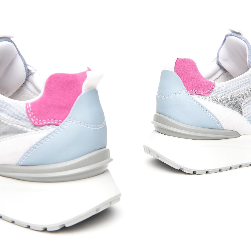 NEROGIARDINI Sneakers NeroGiardini donna E409872D azzurre E409872D 623 VELOUR FIORDALISO 