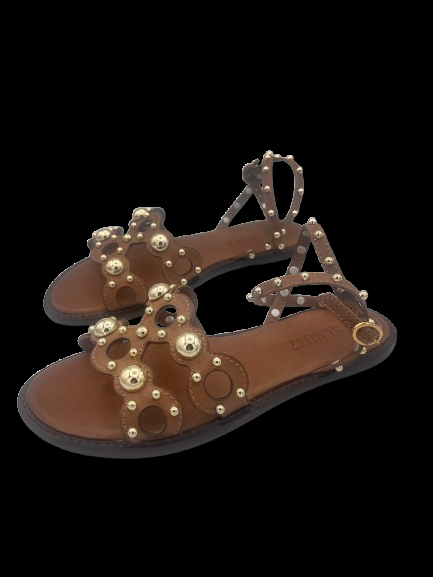 SCHUTZ sandalo schutz s216520 sandalia salto brown S2165201580003 SANDALIA SALTO BROWN 