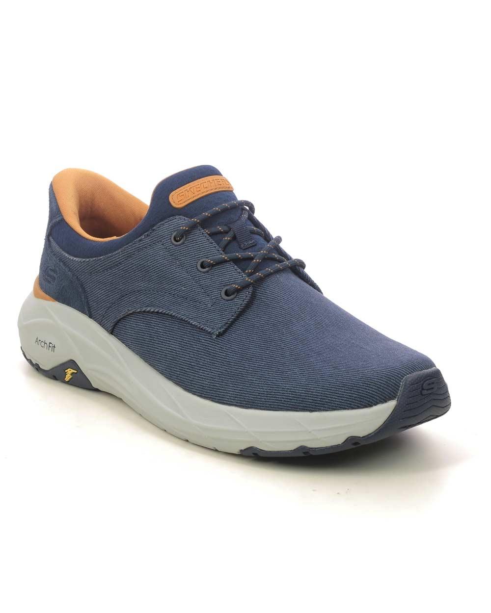 SKECHERS Sneakers Skechers uomo 205795 blu Arch fit 205795 NVY WOLFE - ARCH FIT MAV 