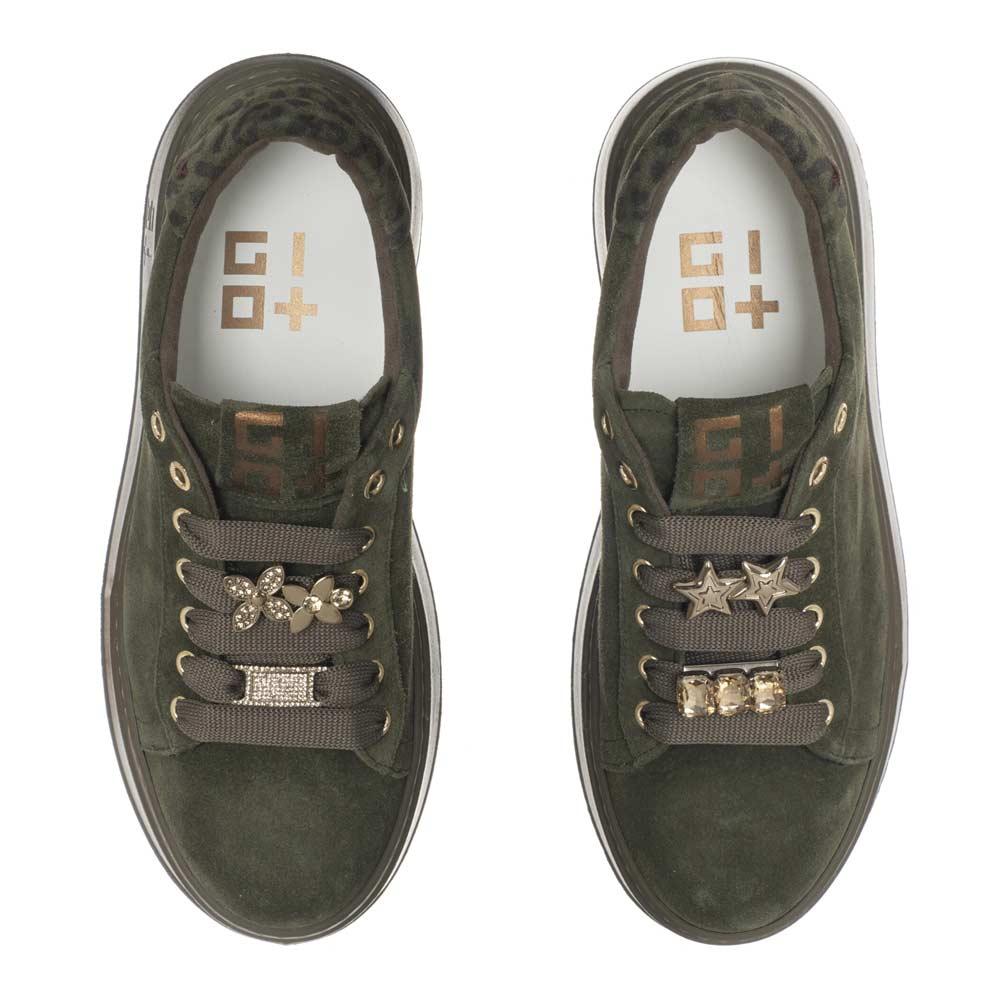 GIO+ Sneakers Gio+ donna PIA402A verde <BR/> PIA402A COMBI GREEN 