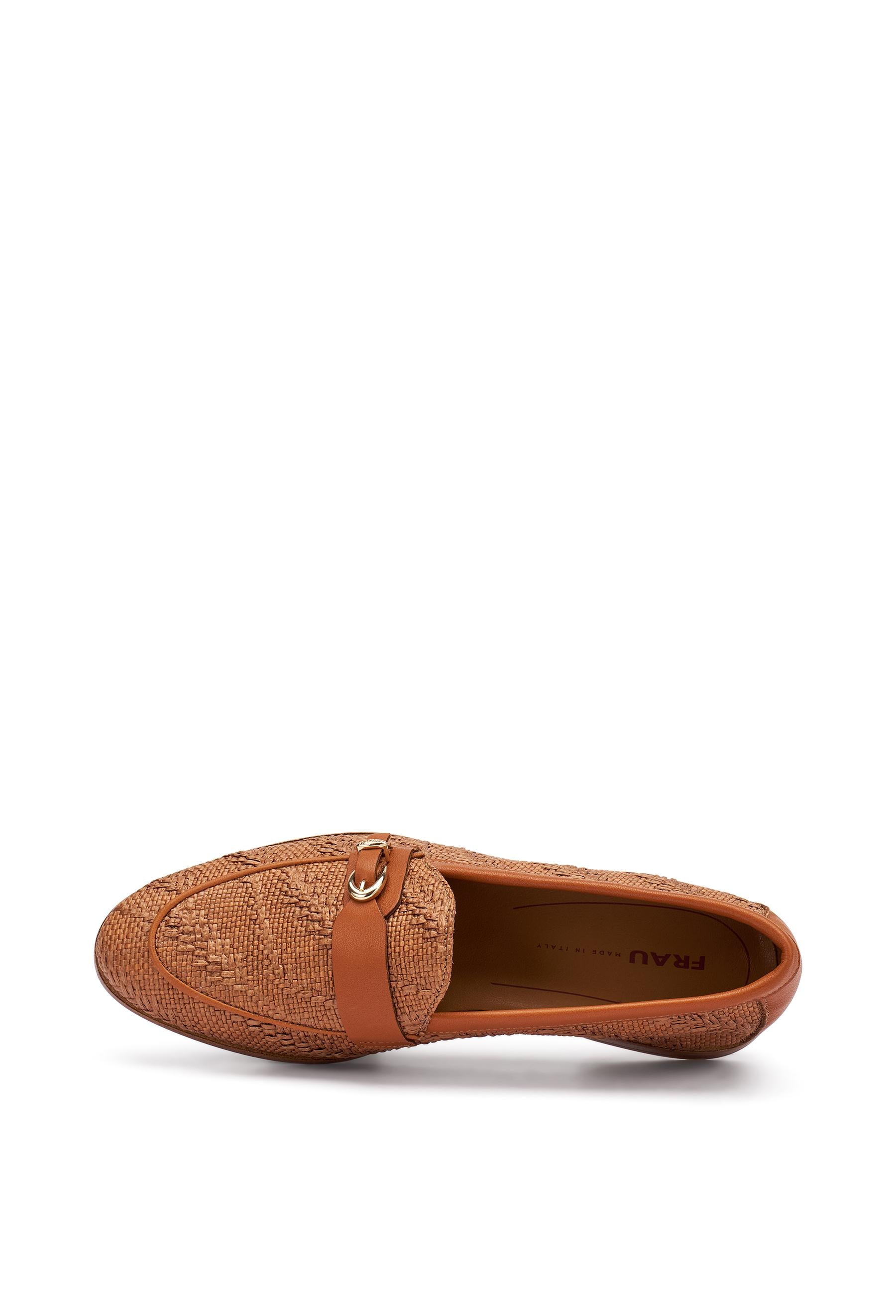 FRAU Mocassino frau donna 94F5 EAR CARAMELLO rafia 94F5 EAR CARAMELLO 