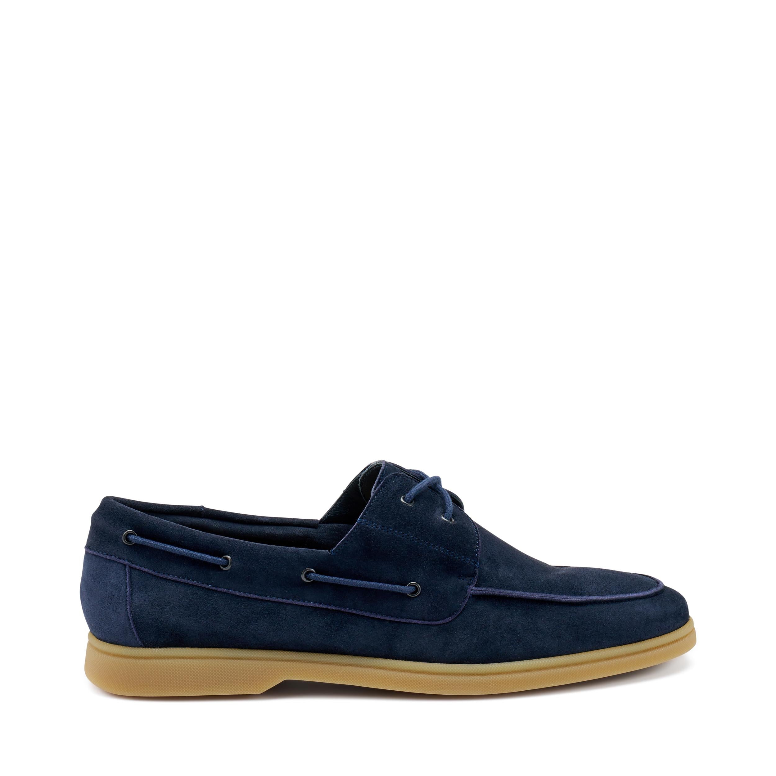 FRAU Mocassino frau uomo 32d1 daino blu sail scamosciato P25 32D1 DAINO BLU 