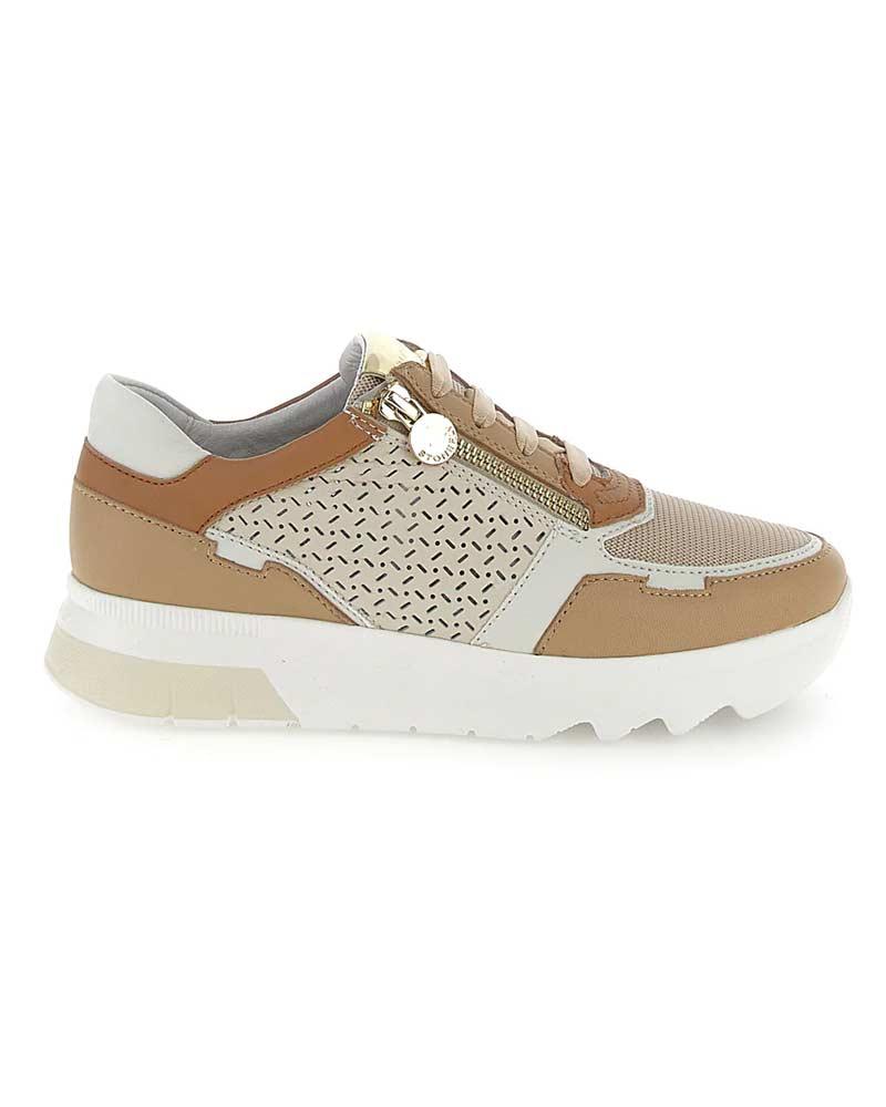 STONEFLY Sneakers Stonefly donna Spock 40 220905 beige in 220905 AQ6 SPOCK 40 NAPPA 