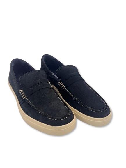 SHOOTERS Mocassini Shooters uomo shooters s5593 02 suede blue S5593-02 SUEDE BLUE 