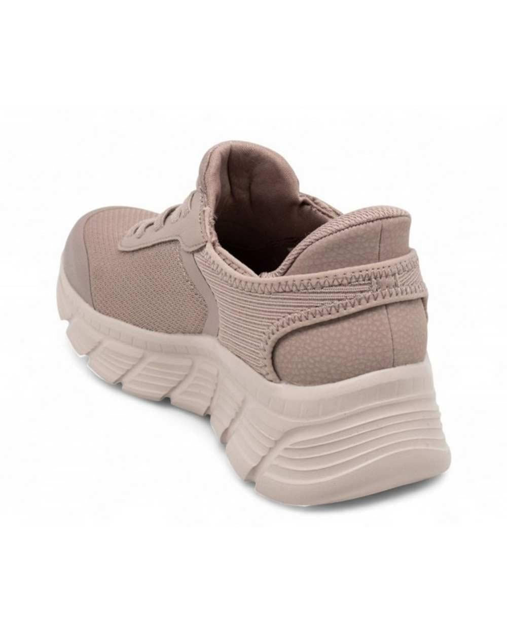 SKECHERS Sneakers Skechers donna 117391 Bobs taupe 117391 TPE LINEAR FORSE - BOBS B FLEX 