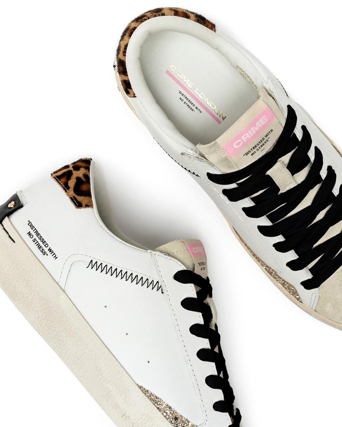 CRIME LONDON Sneakers crime london donna distressed savage white a25 DISTRESSED 27000PP6B 