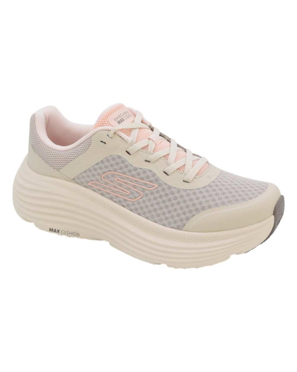 SKECHERS Sneakers Skechers donna 129470 natural 129470 NAT MAX CUSHIONING ENDEA 