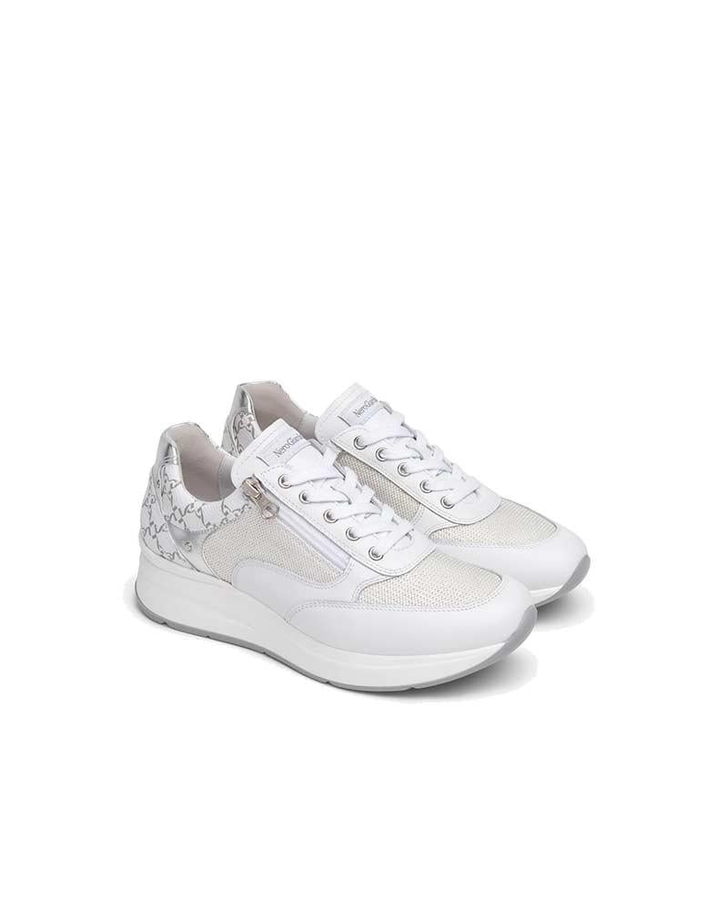 NEROGIARDINI Sneakers NeroGiardini donna EE512930D bianche E512930D 707 SKIPPER BIANCO 