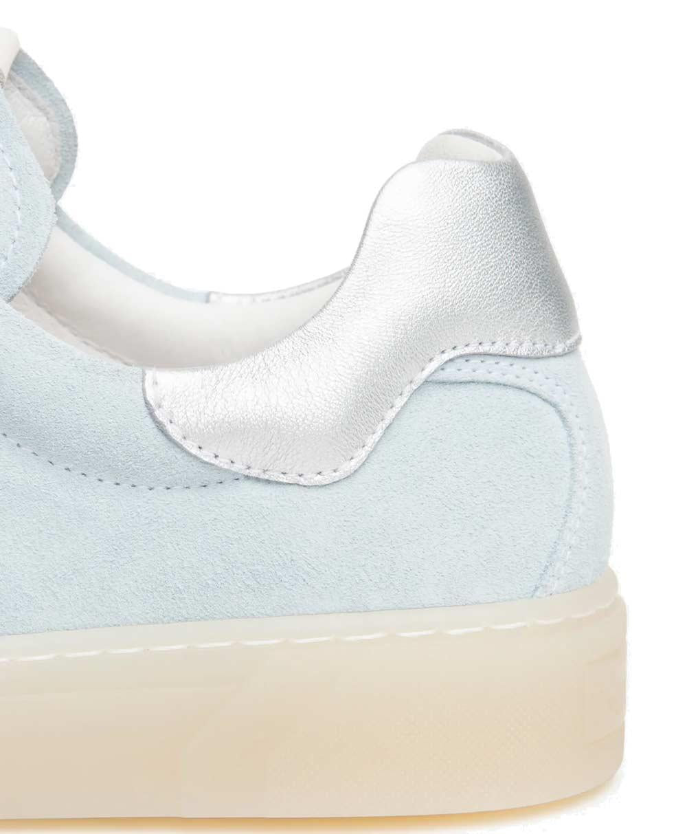 NEROGIARDINI Sneakers NeroGiardini donna E613004D celeste E613004D 210 VELOUR CELESTE 