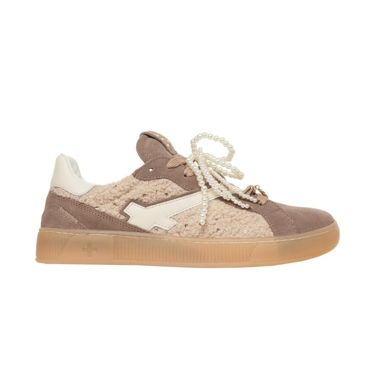 GIO+ Sneakers gio+ donna blue30a combi orsetto beige a25 BLUE30A COMBI ORSETTO BEIGE 