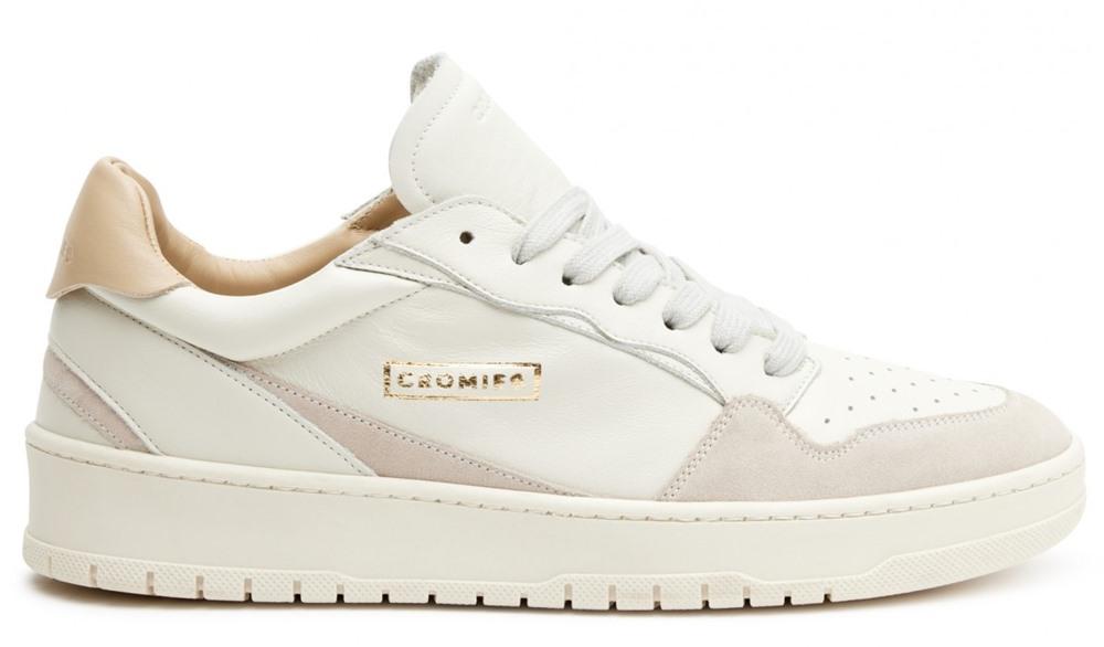 CROMIER Sneakers Cromier uomo Alpha Bold C7C5 bianche C7C5 SUEDE OYSTER 