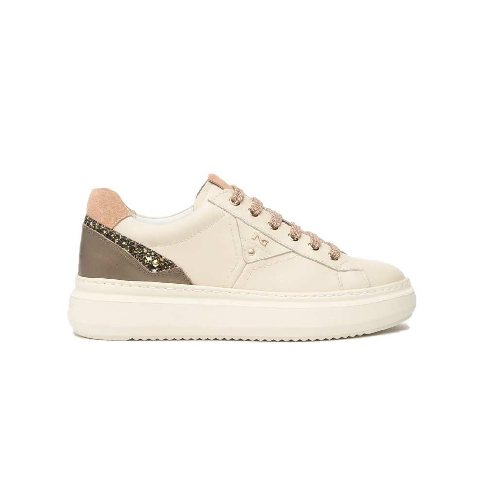 NEROGIARDINI Sneakers NeroGiardini donna  I514160D latte I514160D 710 VELVET MILK 