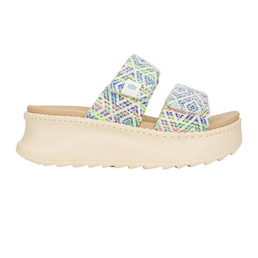 HEY DUDE Sandali donna Hey Dude Delray slide surf baja blu DELRAY SLIDE SURF BAJA 43210 BLUE MULTI 