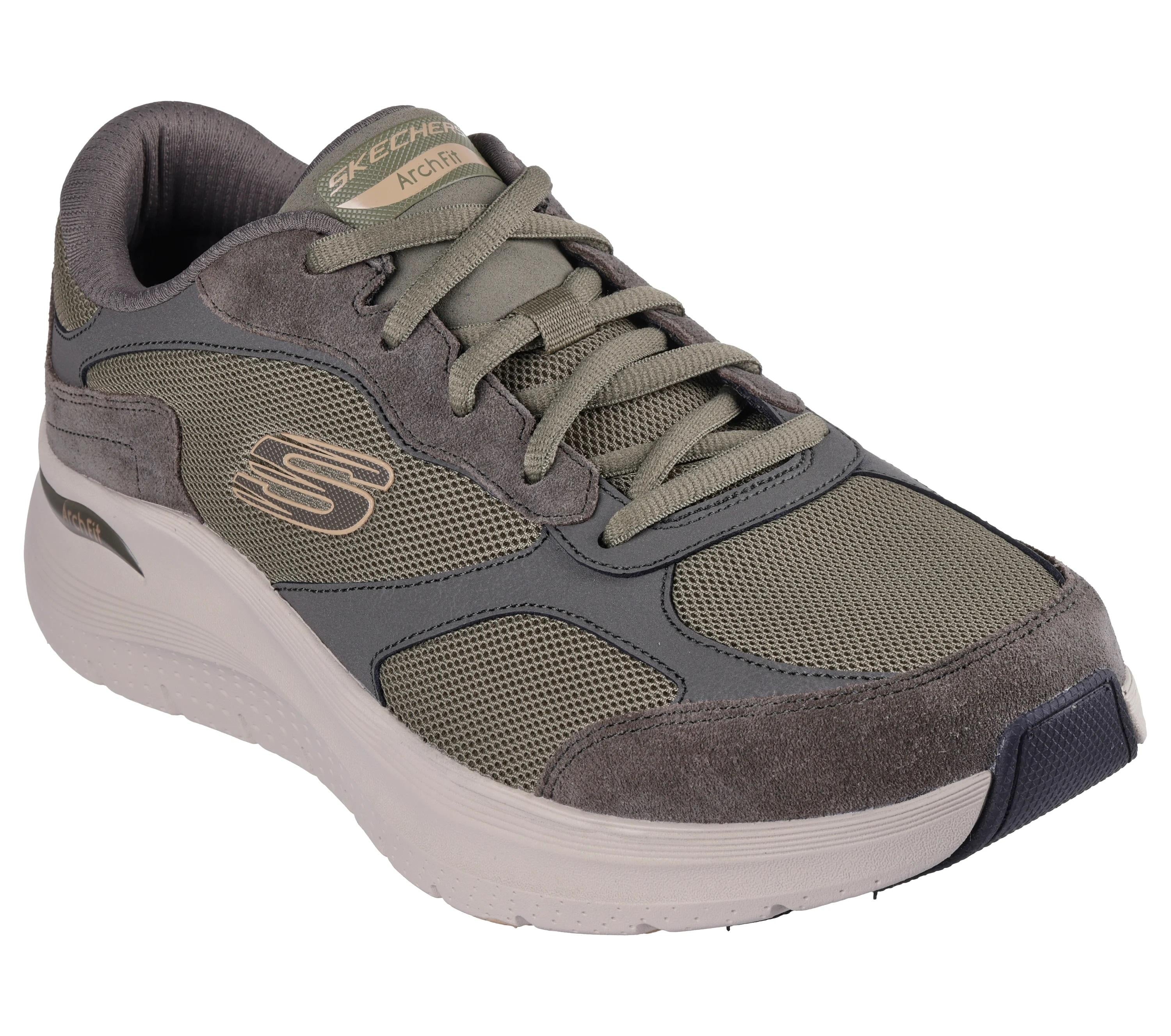 SKECHERS sneakers sketchers uomo 2327020lv arch fit olive a25 232702 OLV ARCH FIT 
