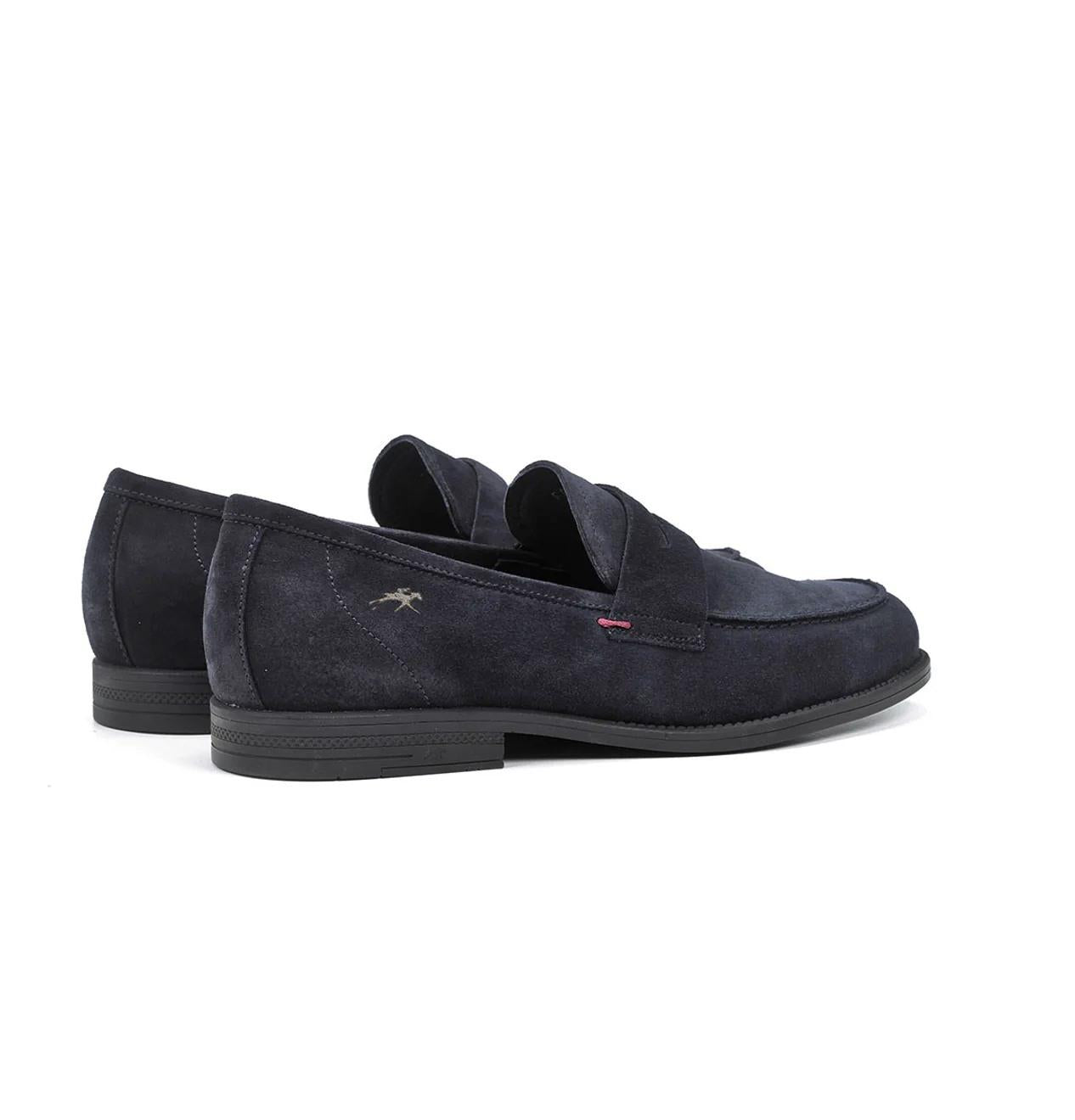 FLUCHOS mocassino fluchos henri f0824 blu marino F0824 AFELPADO MARINO 