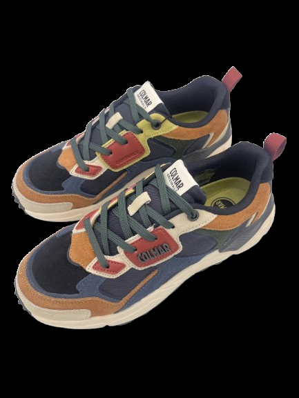 COLMAR Sneakers colmar uomo garner fusion dk denim multicolor A25 GARNER FUSION 064 DENIM MULTICOLOR 